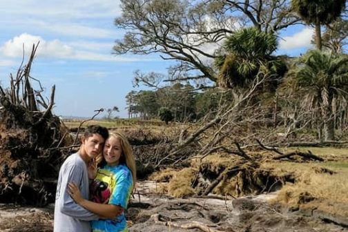 happy couple exploring around on the eco tour